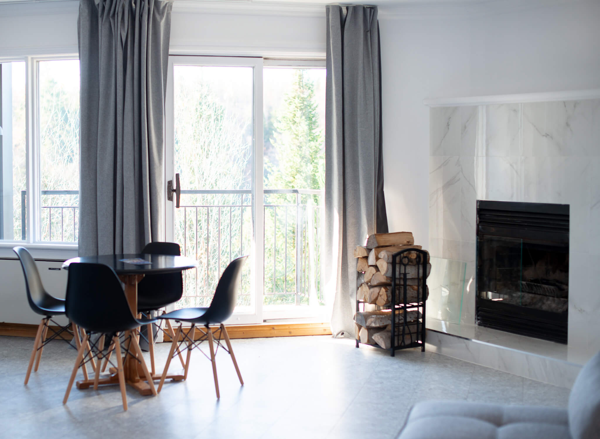 chambre suite avec balcon domaine du lac long st-alphonse-rodriguez lanaudiere