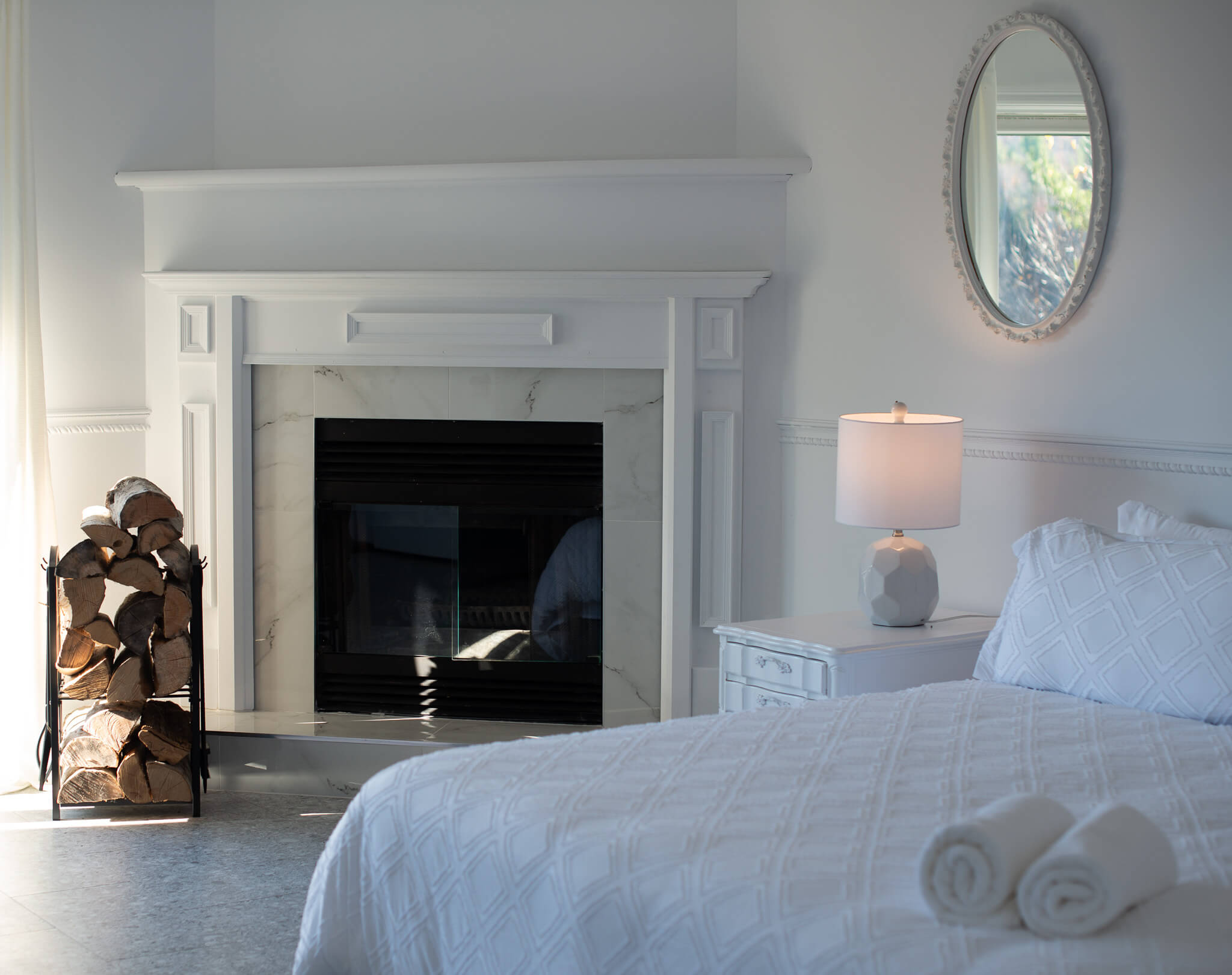 chambre blanche domaine du lac long st-alphonse-rodriguez lanaudiere