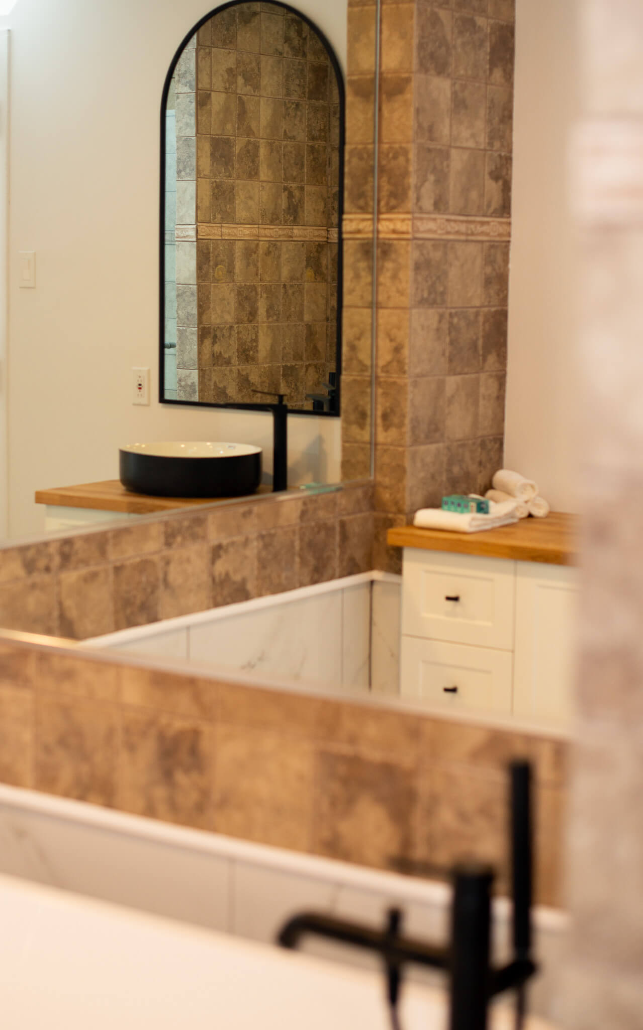 salle de bain chambre domaine du lac long st-alphonse-rodriguez lanaudiere
