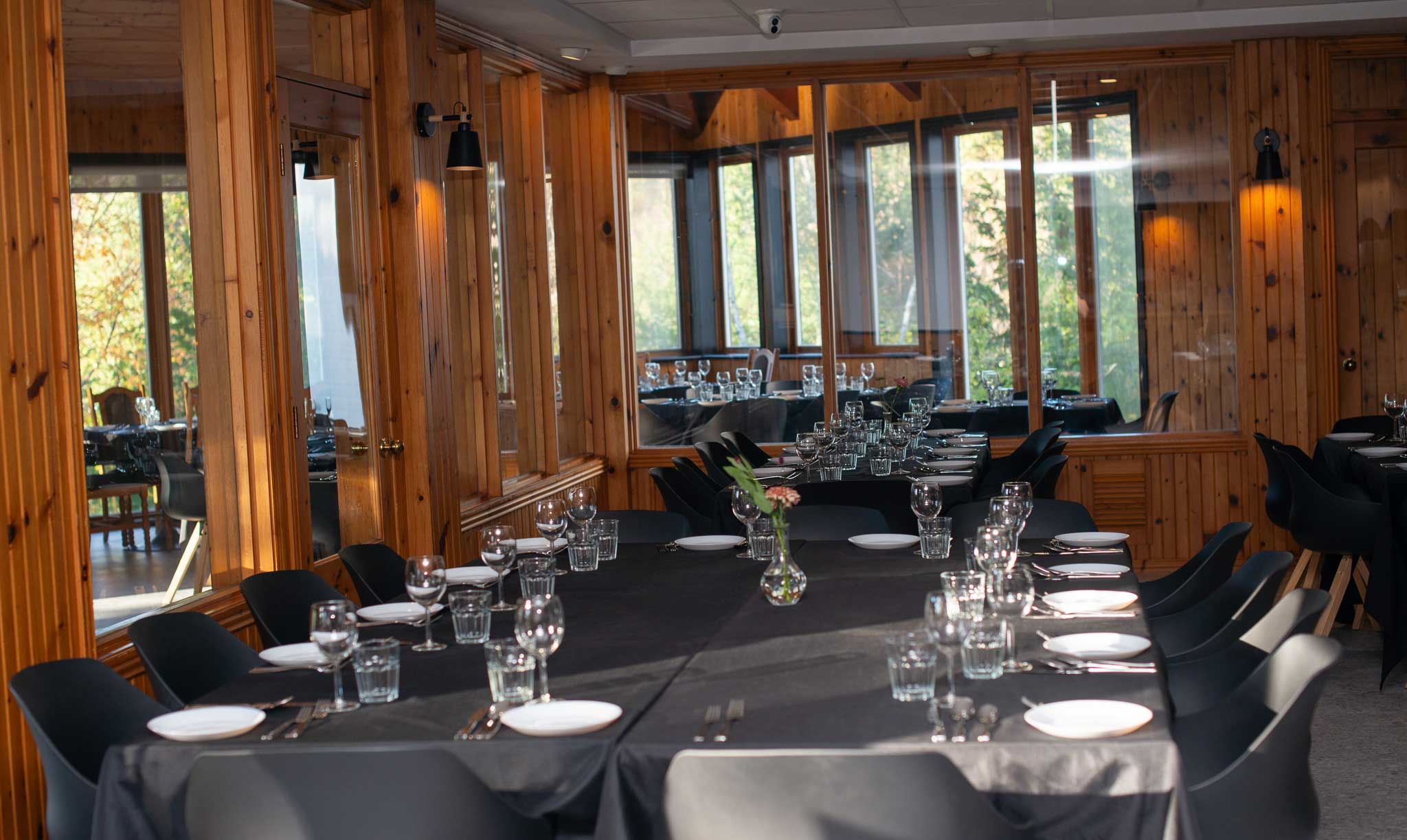 organisation evenement prive grande salle a manger auberge domaine du lac long lanaudiere