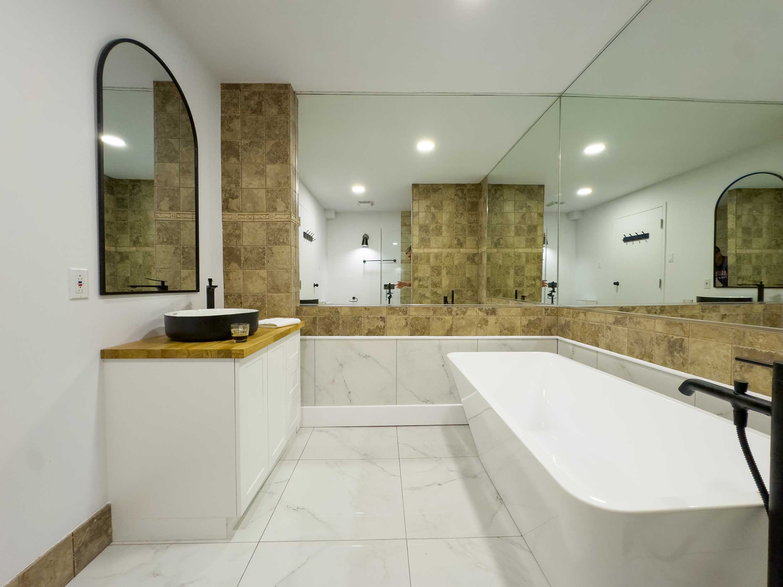 salle de bain chambre auberge domaine du lac long lanaudiere
