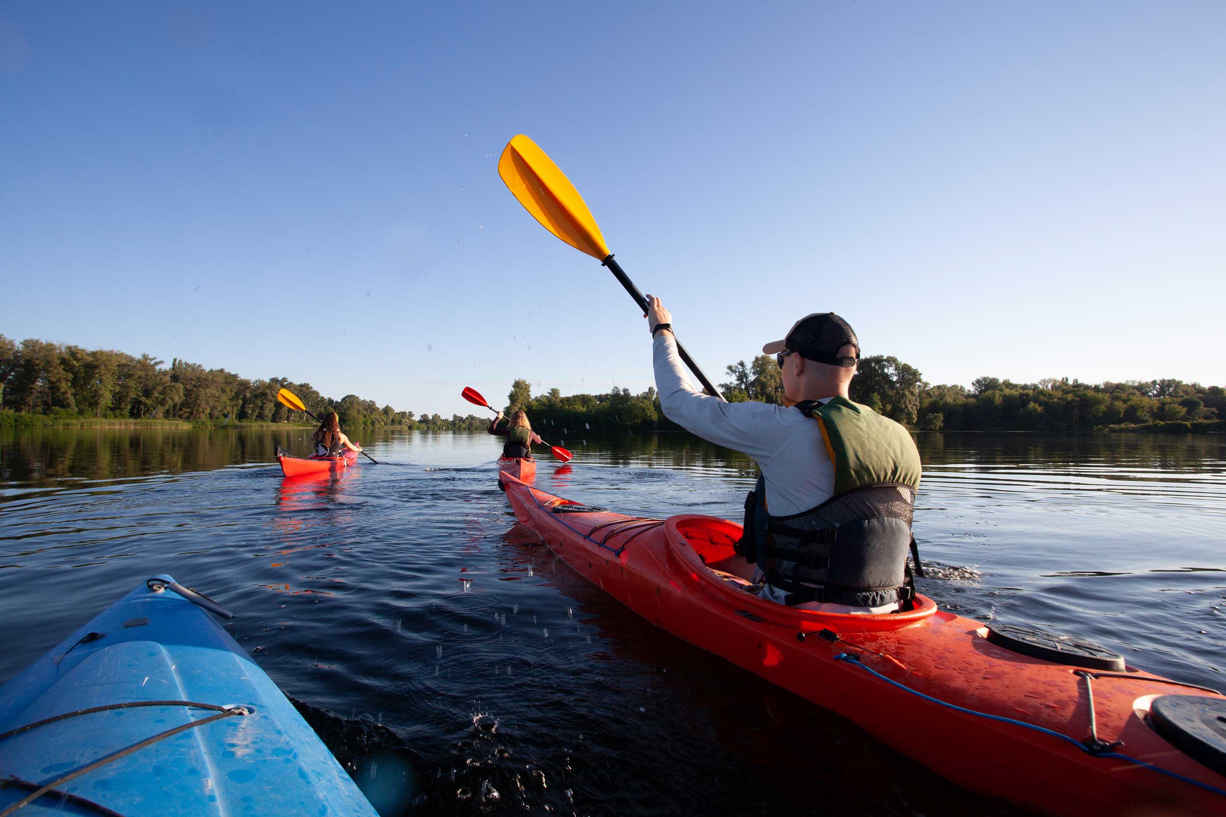 kayak sur lac long domaine du lac long saint-alphonse-rodriguez lanaudiere